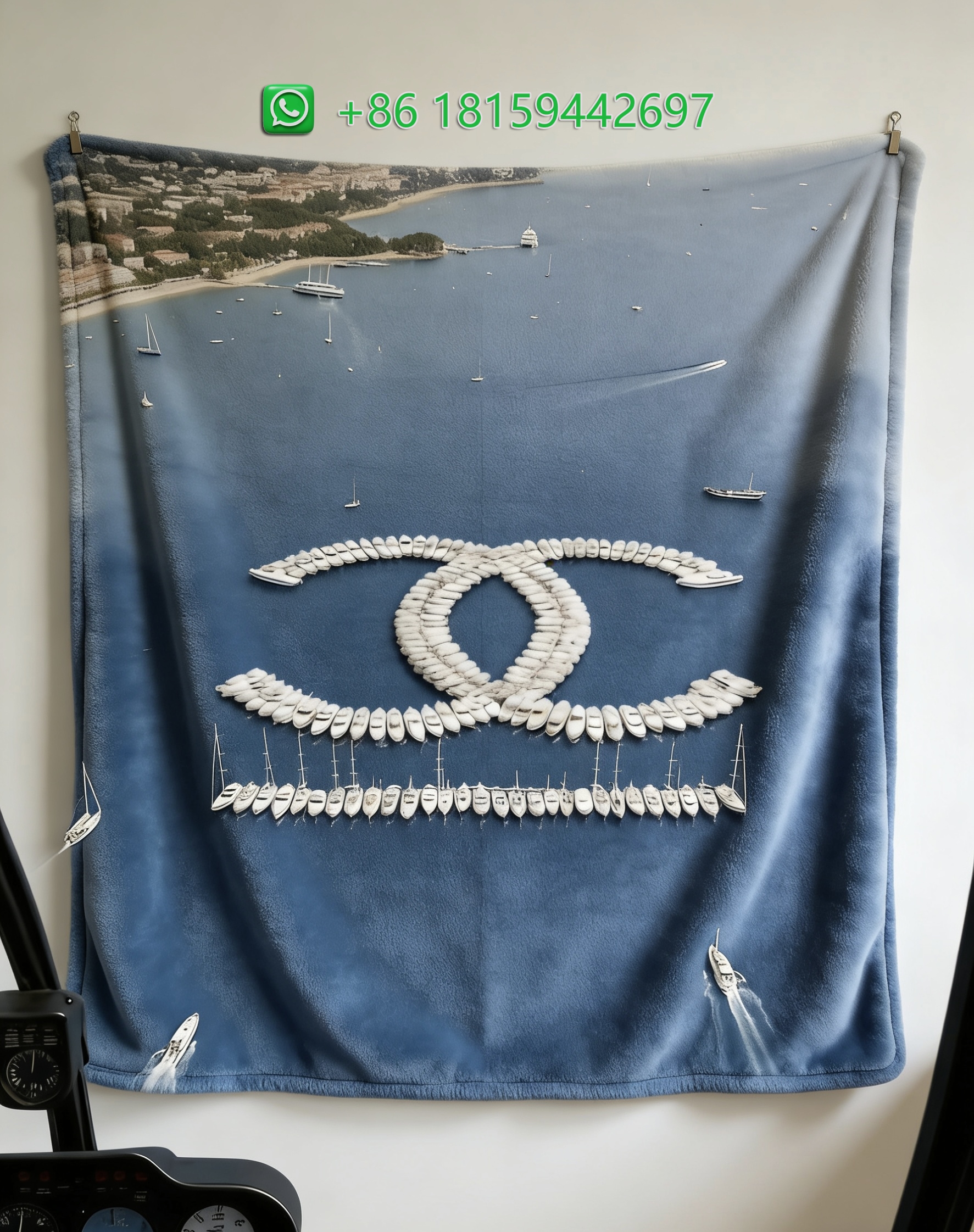 Chanel Throw Blankets